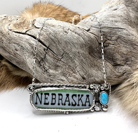 Nebraska Bar Necklace