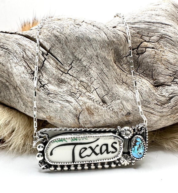 Texas Bar Necklace