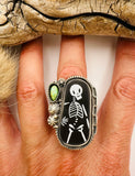 No. 8 Skeleton Ring Finished to Size or as a Pendant/Necklace