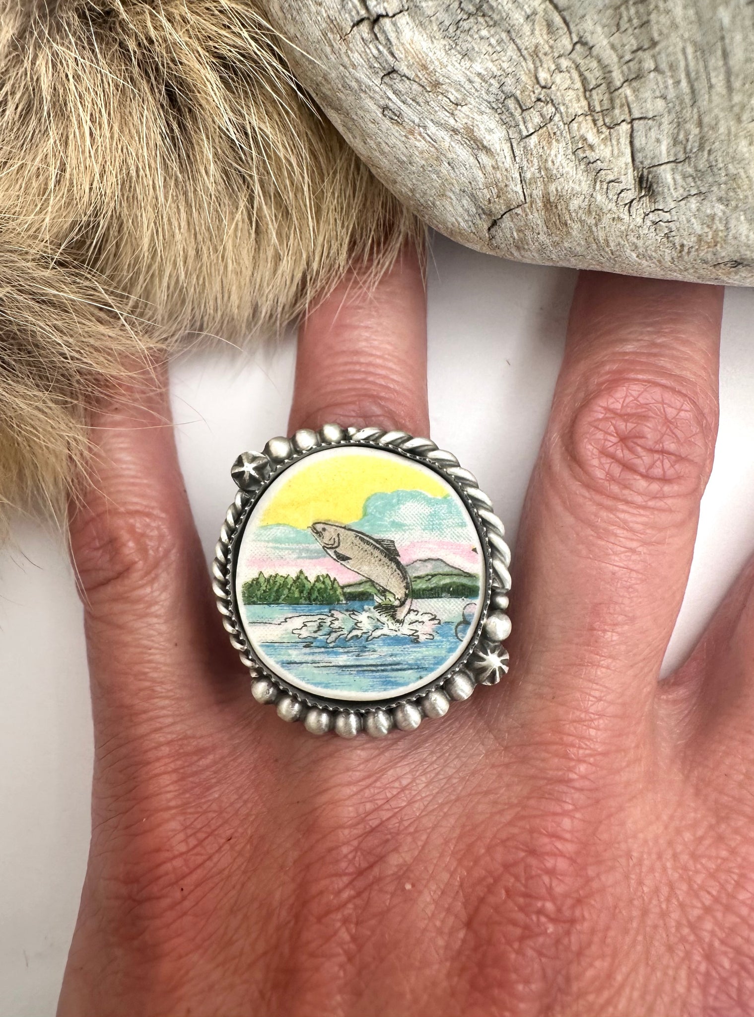 Fish Ring Method Fish Ring Finished to Size or as a Pendant/Necklace – D. Burke Design