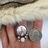 No.2 Cowgirl Plate Ring Finished to Size or as a Pendant/Necklace