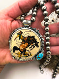 No.1 Bucking Horse Pendant (BEADS NOT INCLUDED)
