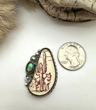 Tinkling Dog Plate Ring Finished to Size or as a Pendant/Necklace