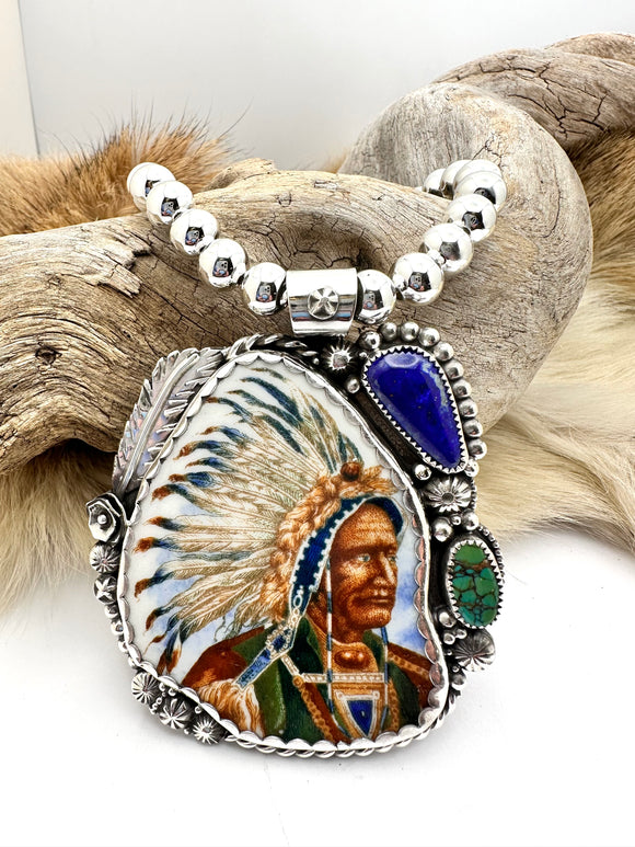 Vintage Chief Necklace