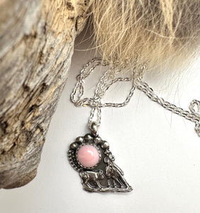Cutting Horse Sterling Necklace