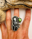 No. 7 Skeleton Ring Finished to Size or as a Pendant/Necklace