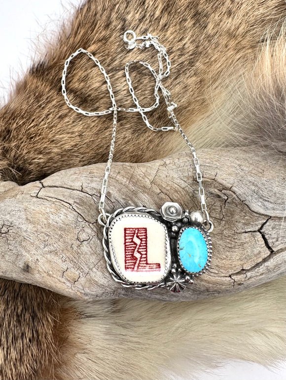 L Bar Necklace
