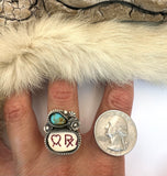 RX Brand Plate Ring Finished to Size or as a Pendant/Necklace
