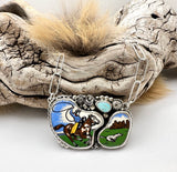 Ropin’ the Coyote Necklace