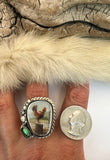 No.2 Chicken Plate Ring Finished to Size or as a Pendant/Necklace