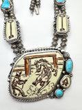 “Bustin’ Broncs” Squash Style Necklace