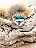 SIZE 9 -Longhorn Plate Ring