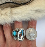 Cowboy on Mule Plate Ring Finished to Size or as a Pendant/Necklace