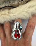 Guitar Plate Ring Finished to Size or as a Pendant/Necklace