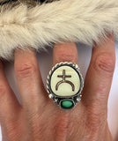 Brand Plate Ring Finished to Size or as a Pendant/Necklace