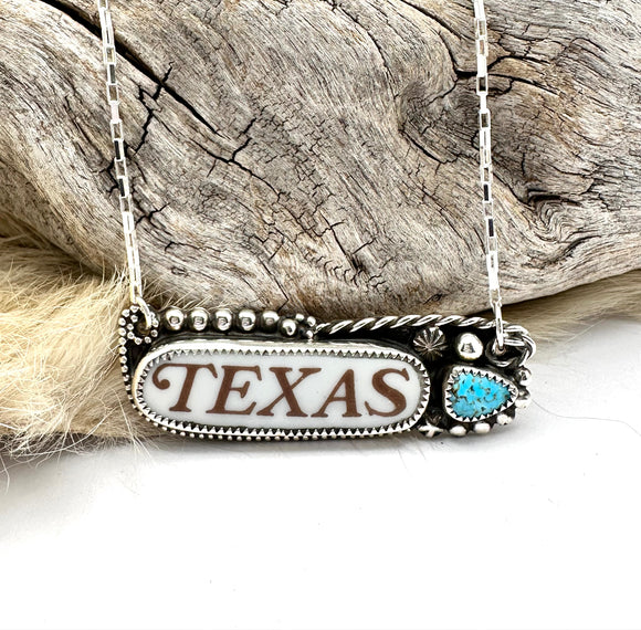 Texas Bar Necklace