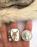 No. 2 Donkey Plate Ring Finished to Size or as a Pendant/Necklace