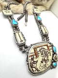 “Bustin’ Broncs” Squash Style Necklace