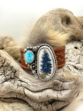 No.2 Bluebonnet Leather Bracelet
