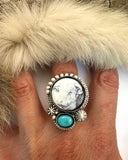 No.2 Hereford Plate Ring Finished to Size or as a Pendant/Necklace