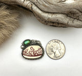 Cactus Plate Ring Finished to Size or as a Pendant/Necklace