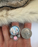 No.1 Cowgirl Plate Ring Finished to Size or as a Pendant/Necklace