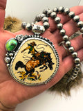 No.2 Bucking Horse Pendant (BEADS NOT INCLUDED)