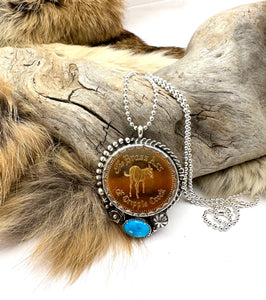 “The Brass Ass of Cripple Creek” Coin Necklace