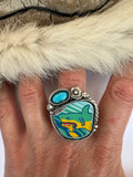 Shark Plate Ring Finished to Size or as a Pendant/Necklace
