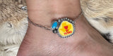 Heart of Texas Anklet (Length Cut to Fit)