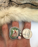 Pig Plate Ring Finished to Size or as a Pendant/Necklace