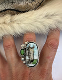No.3 Horse Plate Ring Finished to Size or as a Pendant/Necklace