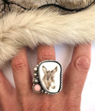 No. 2 Donkey Plate Ring Finished to Size or as a Pendant/Necklace