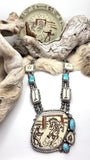 “Bustin’ Broncs” Squash Style Necklace
