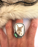 No. 1 Donkey Plate Ring Finished to Size or as a Pendant/Necklace
