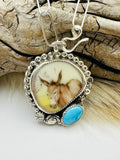 No.6 Vintage Donkey Necklace