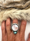 No.1 Corgi Plate Ring Finished to Size or as a Pendant/Necklace