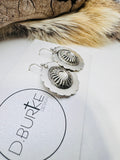 Sterling Silver Concho Earrings
