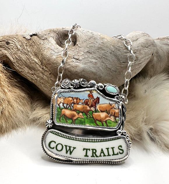 Cow Trails Necklace