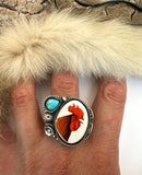 No.1 Chicken Plate Ring Finished to Size or as a Pendant/Necklace