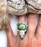No.1 Skull Ring Finished to Size or as a Pendant/Necklace