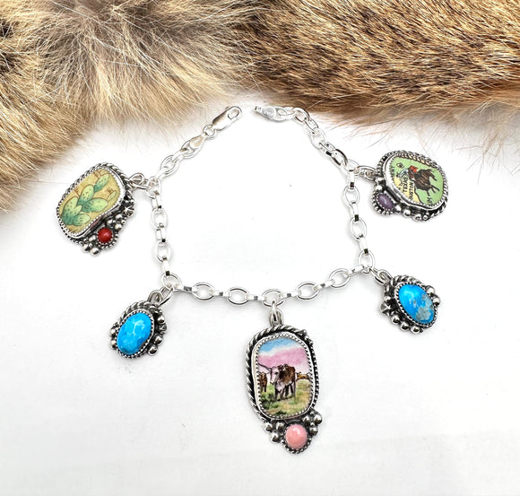 Buckaroo Charm Bracelet