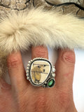 No.1 Sheep Plate Ring Finished to Size or as a Pendant/Necklace