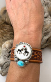 No.1 Donkey Love Leather Bracelet