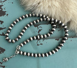 7mm Navajo Pearls - 18” length