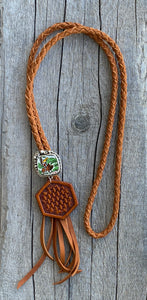Trail Riders Leather Necklace
